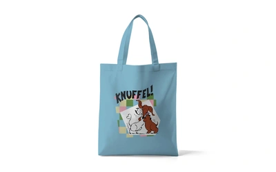 Product afbeelding: Jan, Jans en kinderen Katoenen tas blauw