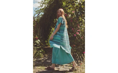 Product afbeelding: Breipakket blauw halflang vest