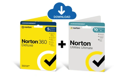 Product afbeelding: Norton 360 Deluxe incl. gratis Norton Utilities Ultimate