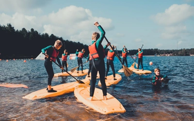 Product afbeelding: Groepsles SUP board (2u) div. locaties