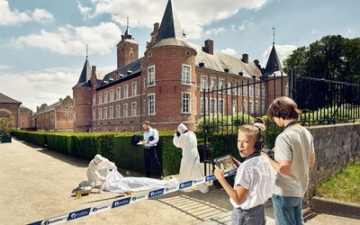 Product afbeelding: Misdaadspel Bilzen Mysteries - Alden Biesen