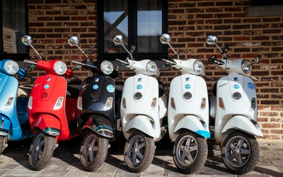 Product afbeelding: Ontbijtbuffet (2p.) incl. halve dag vespa