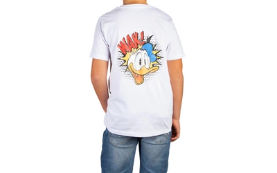 Product afbeelding: Donald Duck T-shirt 'Donald Blij' - wit