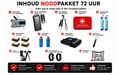 Product afbeelding thumbnail: 72-uur Noodpakket (incl. draagbaar kooktoestel)