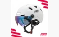 Product afbeelding thumbnail: Flashdeal: Fietshelm met vizier en oorwarmers - Pro Sports Lights