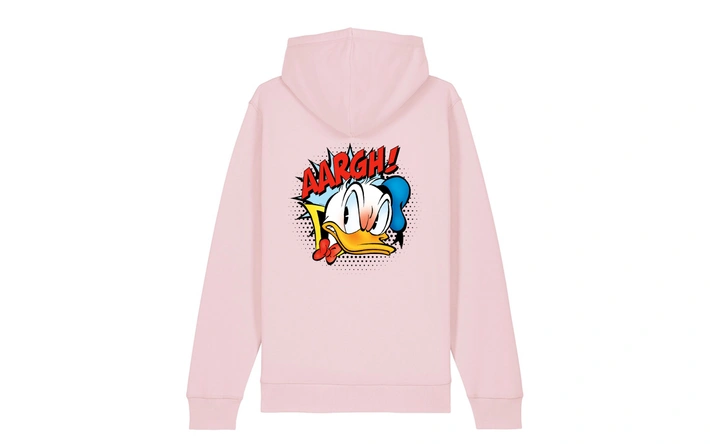 Product afbeelding: Donald Duck 'Donald Boos' Hoodie - Roze