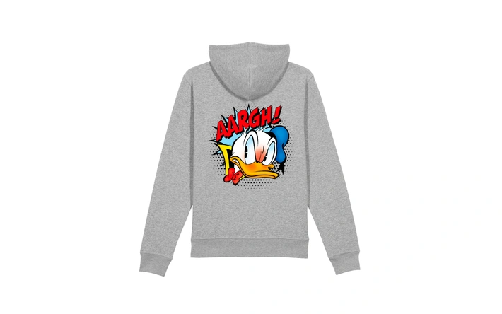 Product afbeelding: Donald Duck 'Donald Boos' Hoodie - Grijs