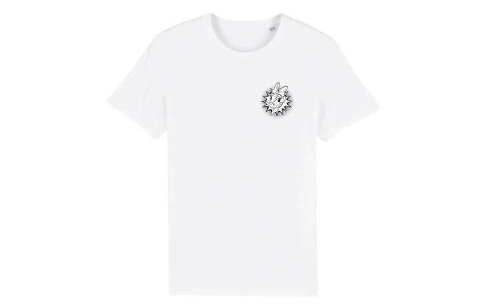 Product afbeelding: T-Shirt 'Katrien' - Wit