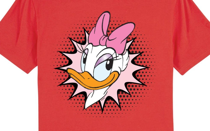 Product afbeelding: T-Shirt 'Katrien' - Rood