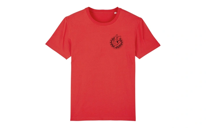 Product afbeelding: T-Shirt 'Katrien' - Rood