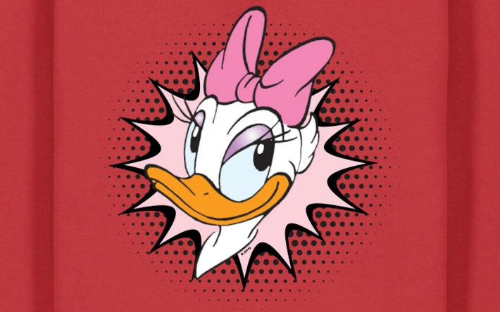 Product afbeelding: Hoodie 'Katrien' - Rood