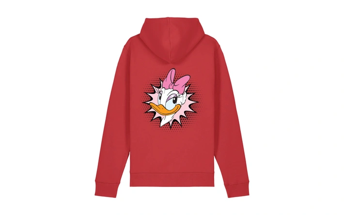 Product afbeelding: Hoodie 'Katrien' - Rood