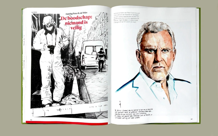 Product afbeelding: Hoofd Hart Hand - Sjoukje Bierma 10 jaar illustraties voor Het Parool