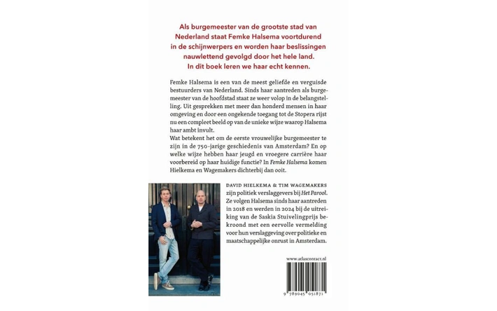 Product afbeelding: Femke Halsema - David Hielkema & Tim Wagemakers