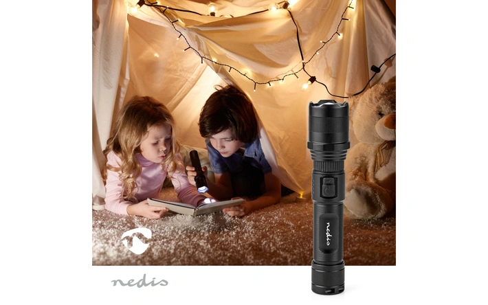 Product afbeelding: Oplaadbare LED-Zaklamp - Nedis