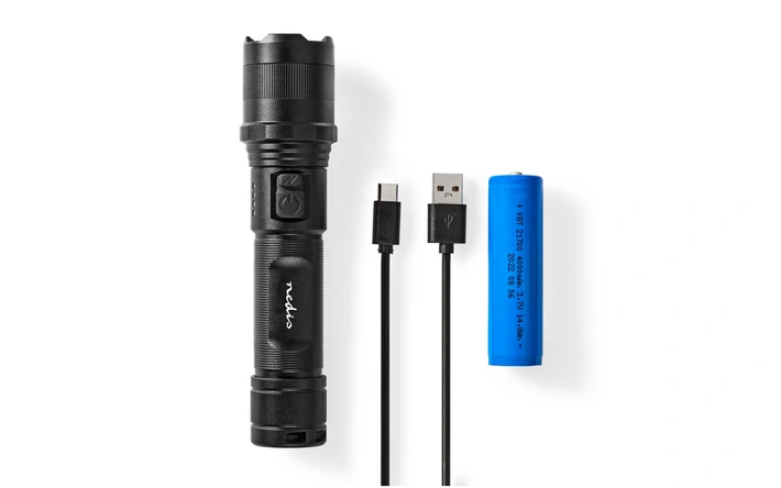 Product afbeelding: Oplaadbare LED-Zaklamp - Nedis