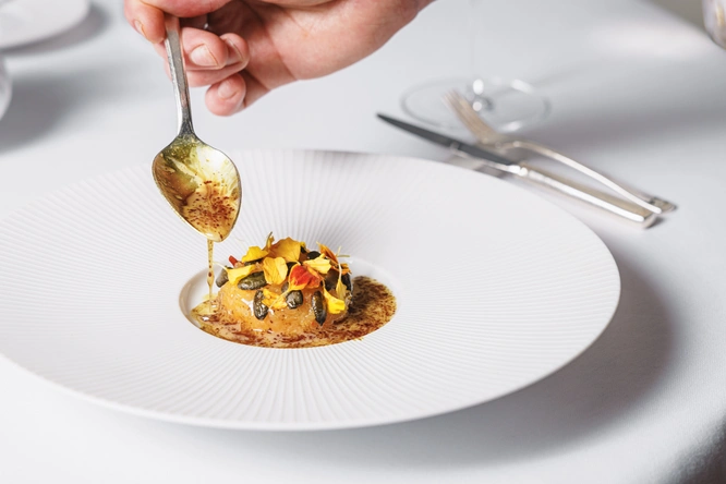 Product afbeelding: 4-gangenlunch La Source, La Butte aux Bois