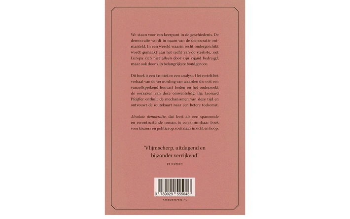 Product afbeelding: Absolute Democratie - Ilja Leonard Pfeijffer