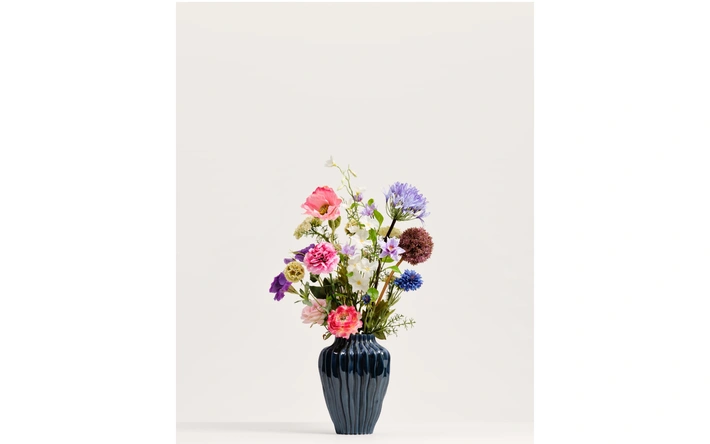 Product afbeelding: Zijden kunstboeket - Blooming Good SS.50 (evt. met vaas)