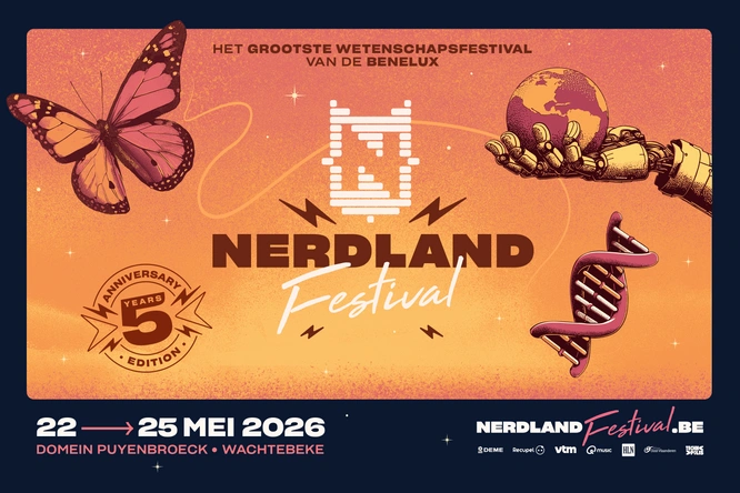 Product afbeelding: Nerdland Festival 2026 - 22/05 t.e.m. 25/05