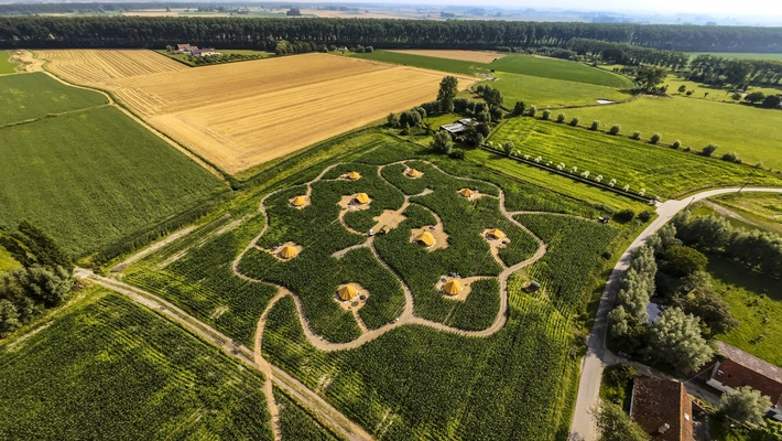 Product afbeelding: Maïsterplan - Overnachting in een glamping tent met ontbijt