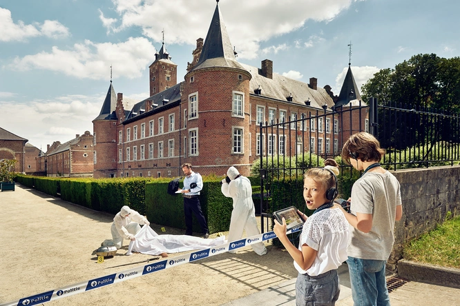 Product afbeelding: Misdaadspel Bilzen Mysteries - Alden Biesen