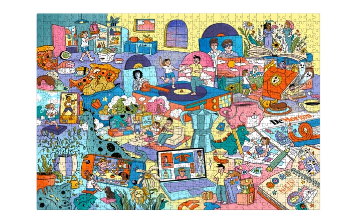 Product afbeelding: Puzzel 'Weekendje NIET weg'