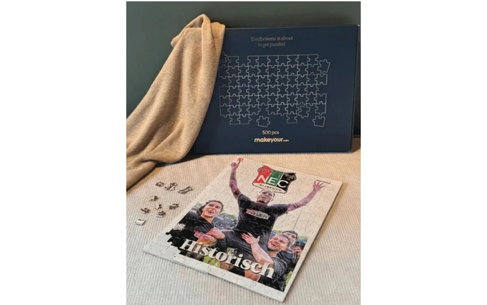 Product afbeelding: Ingelijste cover of puzzel De Gelderlander - NEC