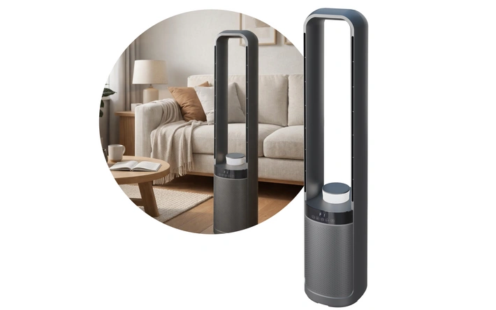 Product afbeelding: Grote bladloze ventilator - Sinji