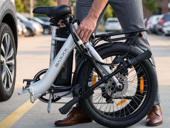 Product afbeelding: Elektrische vouwfiets - Saxxx Foldi 2.0