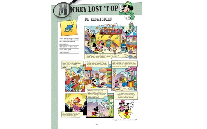 Product afbeelding: Mickey lost 't op Vakantieboek 2026