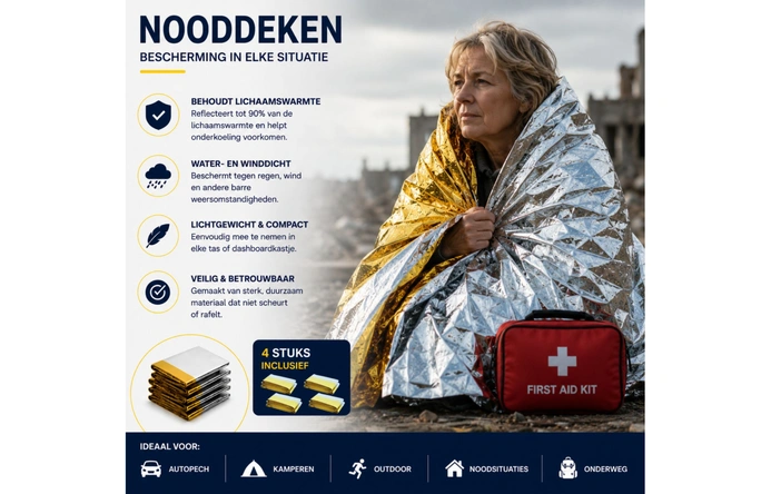 Product afbeelding: 72-uur Noodpakket (incl. portabel kooktoestel)
