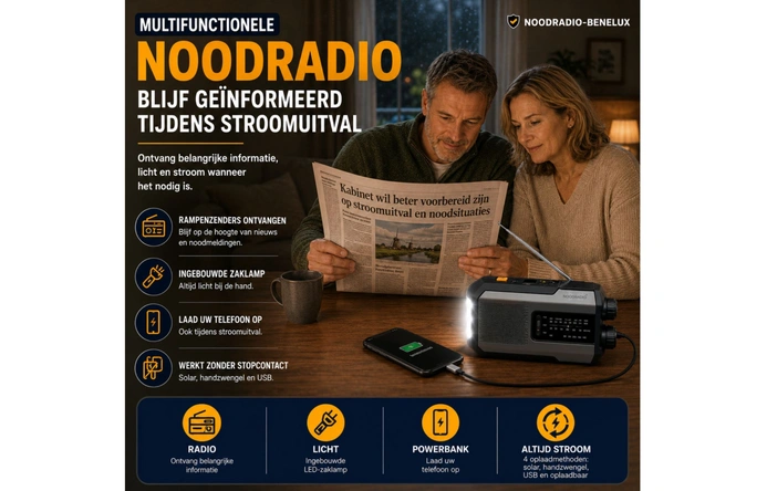 Product afbeelding: 72-uur Noodpakket (incl. portabel kooktoestel)