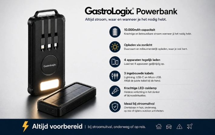 Product afbeelding: 72-uur Noodpakket (incl. portabel kooktoestel)