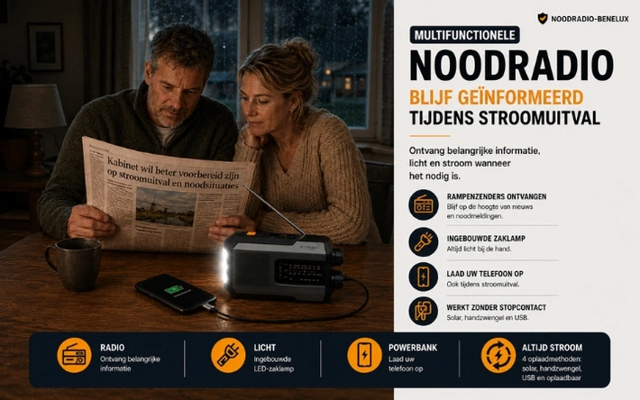 Product afbeelding: 72-uur Noodpakket (incl. portabel kooktoestel)