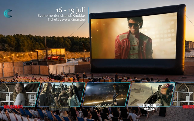 Product afbeelding: Cinair openluchtcinema (Gent/Knokke) incl. extra snack
