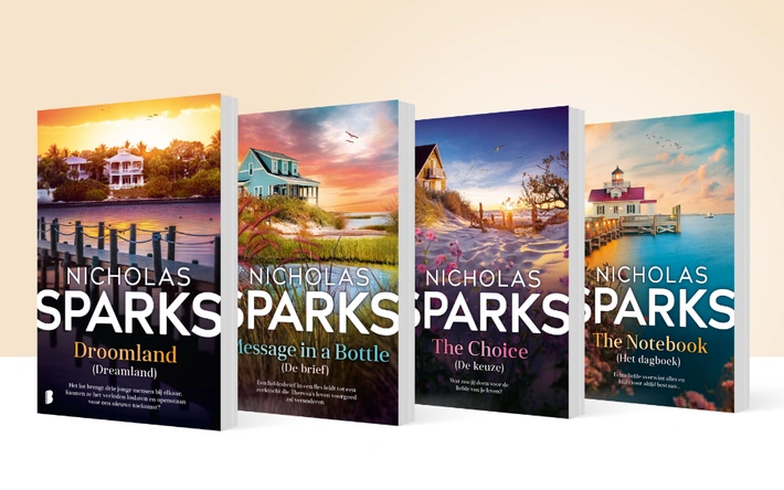Product afbeelding: Zomerpakket - Nicholas Sparks - 4 boeken