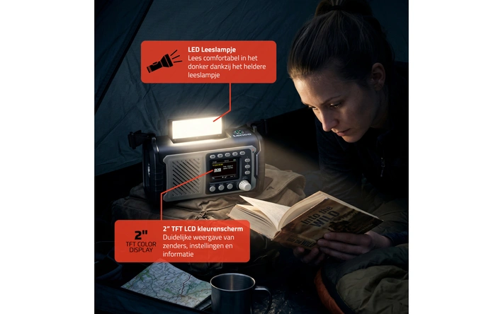 Product afbeelding: Lenco Noodradio (DAB+/FM & Powerbank)