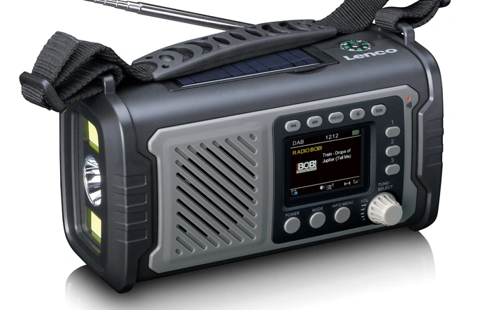Product afbeelding: Lenco Noodradio (DAB+/FM & Powerbank)
