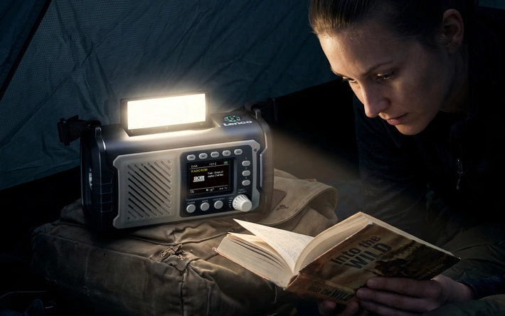 Product afbeelding: Lenco Noodradio (DAB+/FM & Powerbank)
