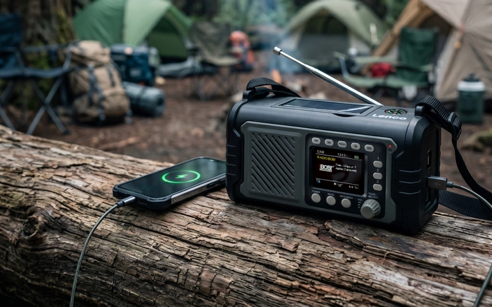 Product afbeelding: Lenco Noodradio (DAB+/FM & Powerbank)