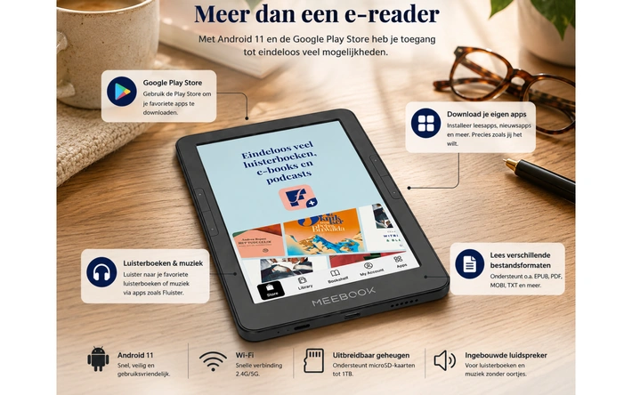 Product afbeelding: E-reader Meebook E6