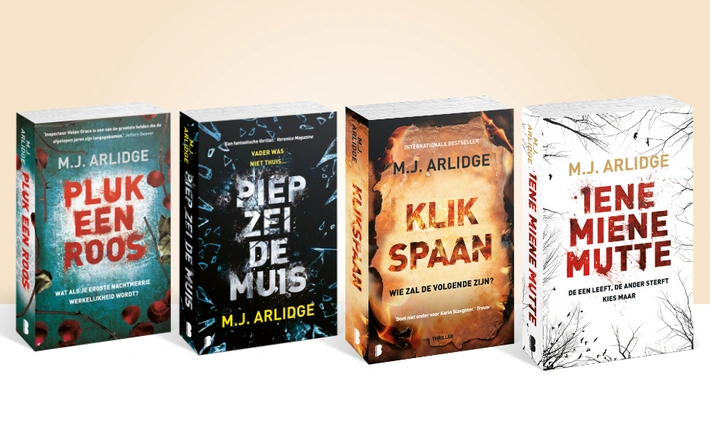 Product afbeelding: Boekenpakket - M.J. Arlidge - 4 boeken