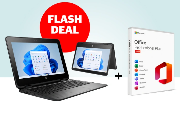 Product afbeelding: Flashdeal refurbished HP X360 Probook (2-in-1)