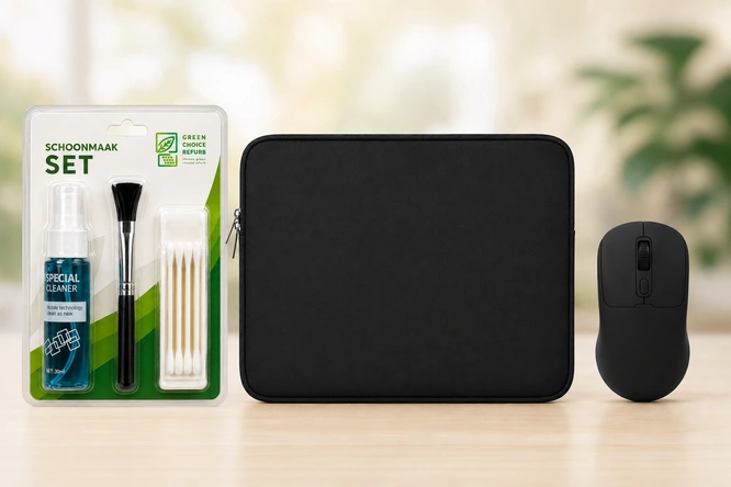 Product afbeelding: Laptopset (muis/sleeve/schoonmaakset)