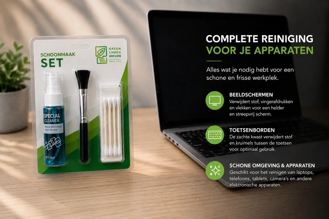 Product afbeelding: Laptopset (muis/sleeve/schoonmaakset)