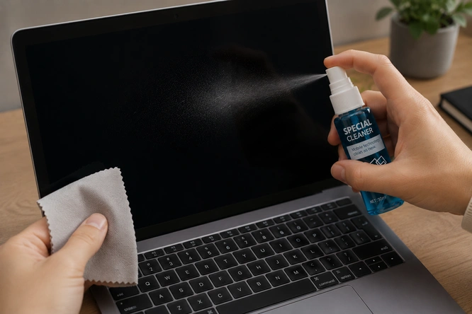Product afbeelding: Laptopset (muis/sleeve/schoonmaakset)