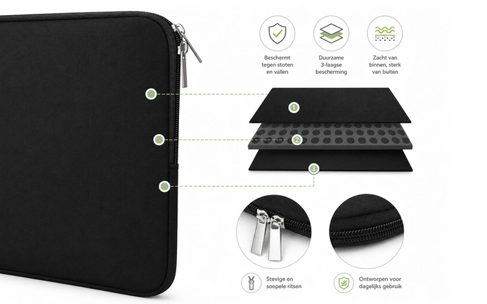 Product afbeelding: Laptopset (muis/sleeve/schoonmaakset)