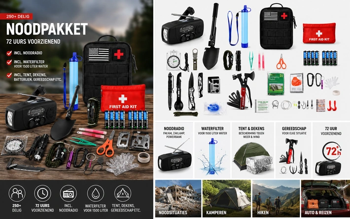 Product afbeelding: Survival noodpakket