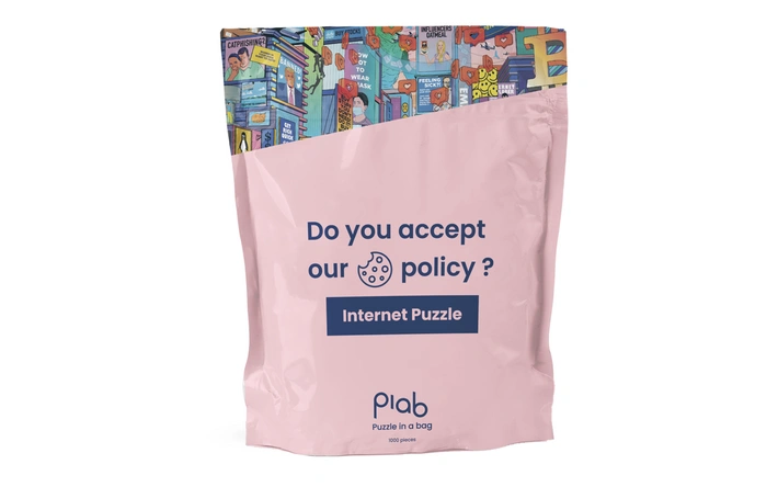Product afbeelding: Puzzle in a bag - De Internet puzzel